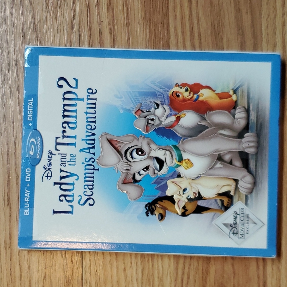 Lady and the Tramp 2 Scamp's Adventure New DVD, Blu-ray and Digital Copy